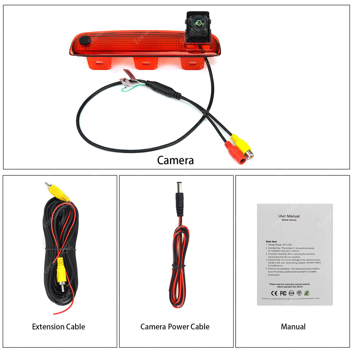Rear Brake Light Reversing Camera for Lada Largus / Dacia Logan MCV