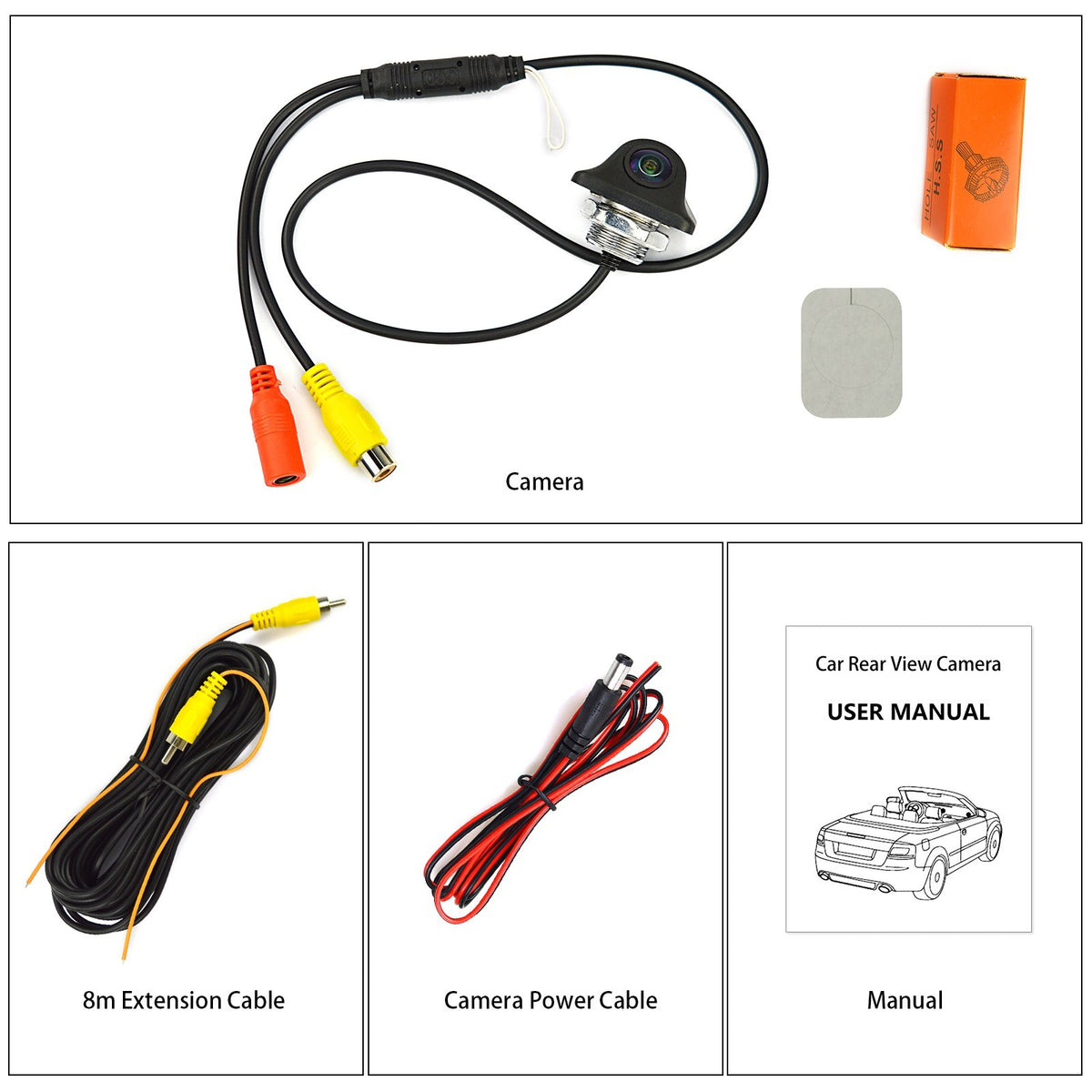 170° Car Rear View Backup Camera Reverse Parking Cam Waterproof HD Night Vision15