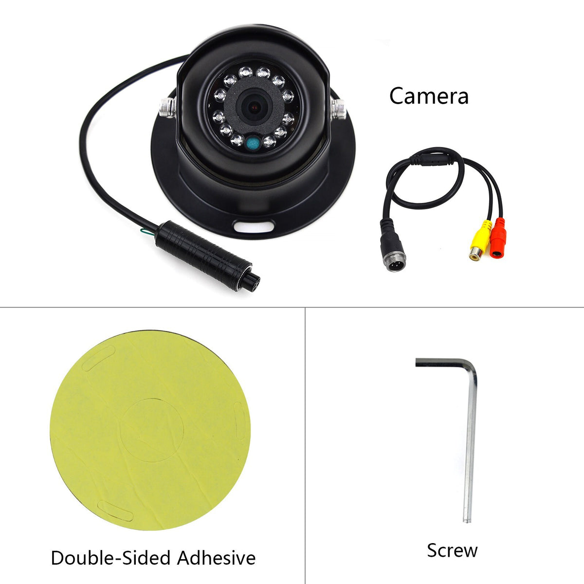4 Pin Heavy Duty Caravan Reversing Rear View Dome Camera AHD 1080P Night Vision15