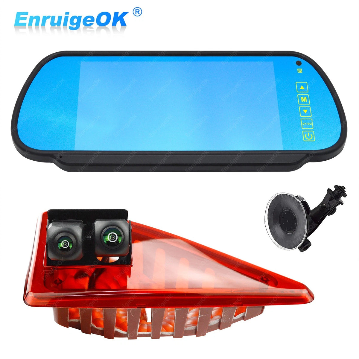 Dual CVBS Brake Light Camera + 7" Mirror Monitor for Master III & NV400