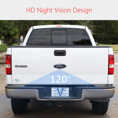 Chrome Emblem Logo Backup Camera for Ford F150 F250 F350 F450 F550 (2004-2016)3