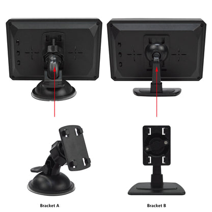 4.3" Hight Definition Screen with Two Brackets