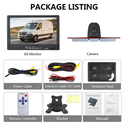 Dual Brake Light Reversing Camera Kit for Mercedes-Benz Sprinter / VW Crafter6