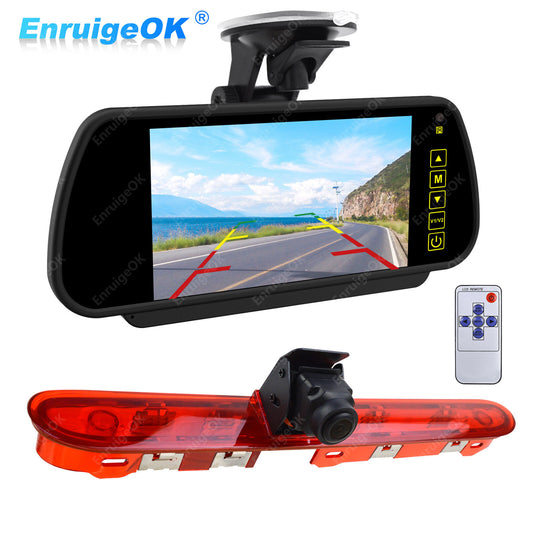 Citroen Dispatch Peugeot Expert Rear Brake Light Reversing Camera & 7" Monitor0