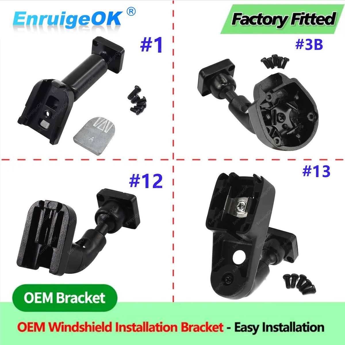 Vehicle Interior OEM Windshield Rear View Mirror Bracket for Fiat VW Toyota KIA0