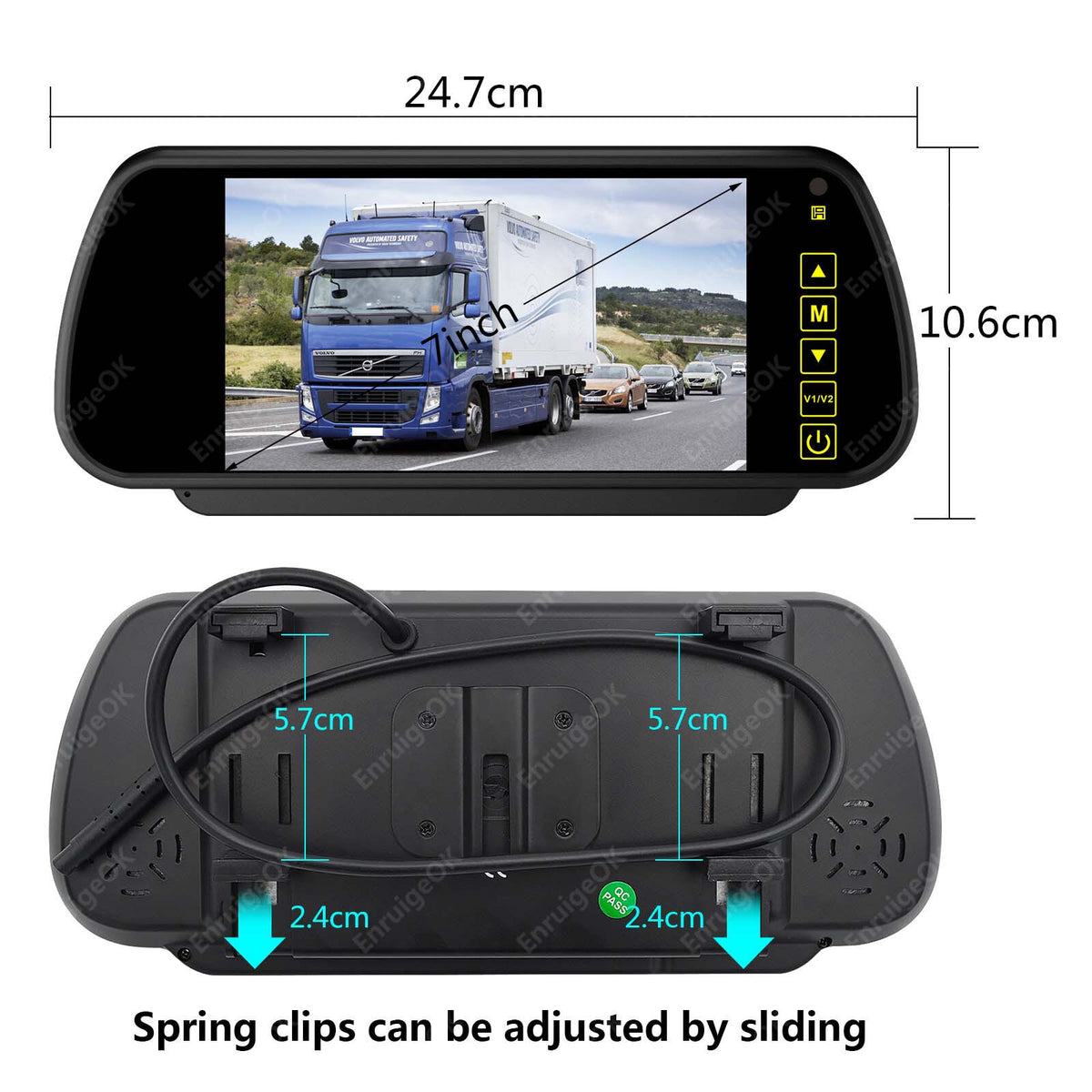 Dual Lens Brake Light Reversing Camera Kit For Ford Transit Custom 2012-201511