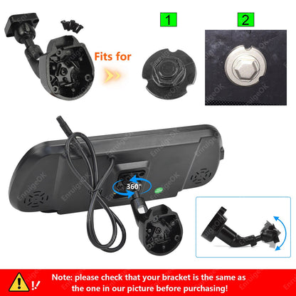 7" Monitor & Rear Brake Light Reversing Camera Kit For Fiat Ducato Citroen Relay7