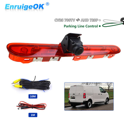 Peugeot Expert Van 2016-Onwards Rear Reversing High Level Brake Light Camera0