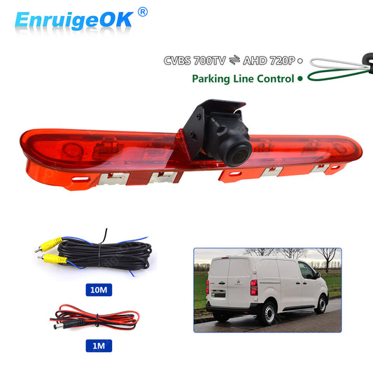 Peugeot Expert Van 2016-Onwards Rear Reversing High Level Brake Light Camera0