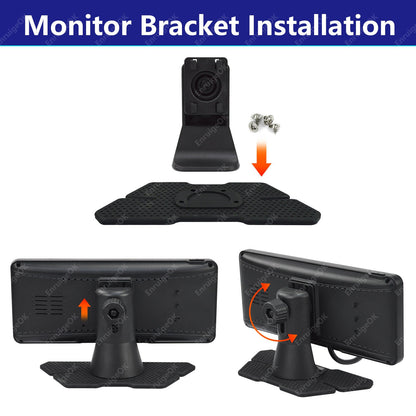 6.86" Monitor & Rear Brake Light Reverse Camera for Ford Transit [MK7] 2006-201317