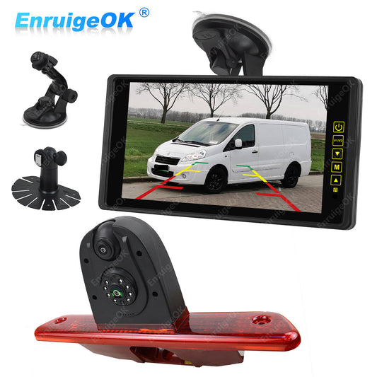 For Peugeot Expert Citroen Dispatch Dual Rear Brake Light Reversing Camera Kit0