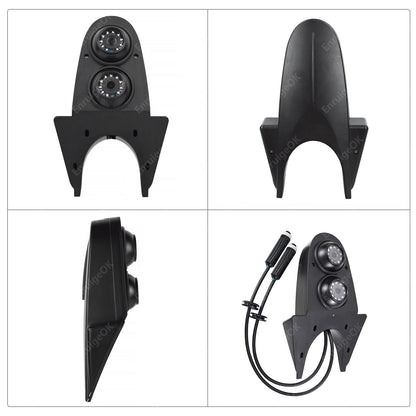 Dual Lens Reverse Camera Roof Mount For Mercedes-Benz Sprinter Van & 7" Monitor5