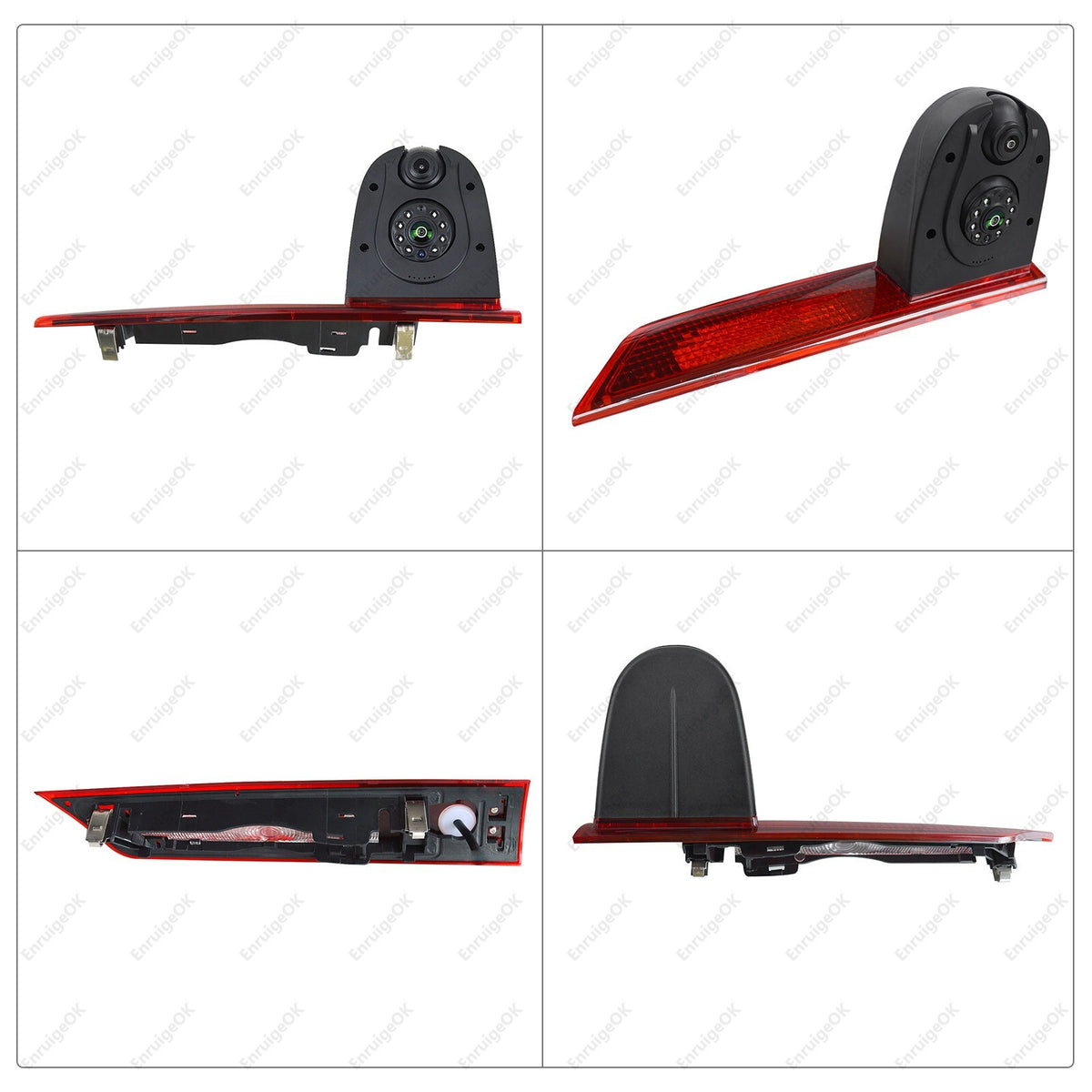 3rd Brake Light Backup Camera and Monitor Kit for Ford Transit Custom 2012-20157