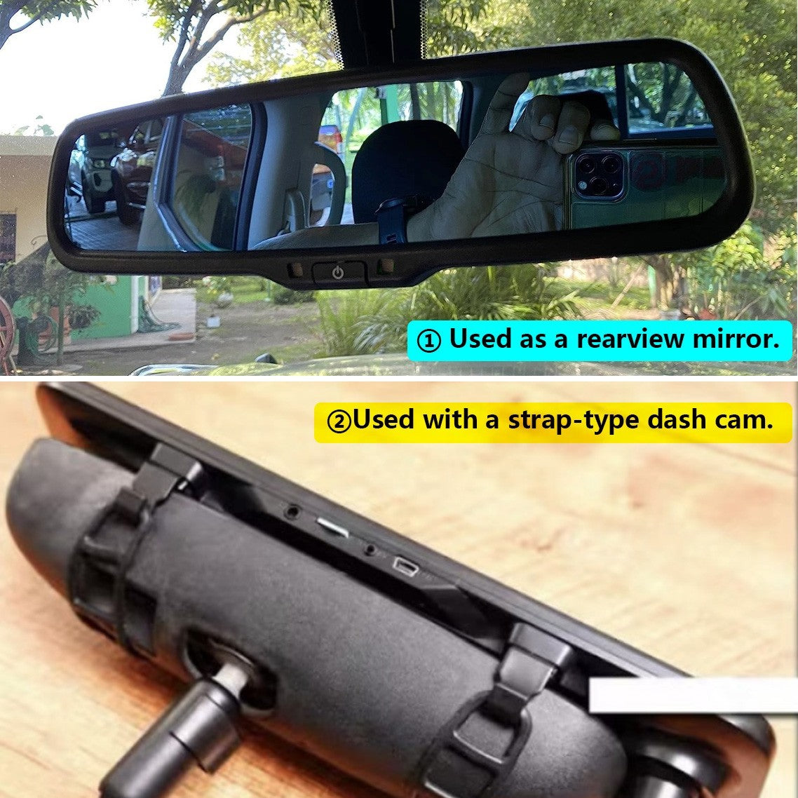 Bracket + Interior Rear View Mirror For Fiat Ducato Peugeot Boxer Citroen Relay1