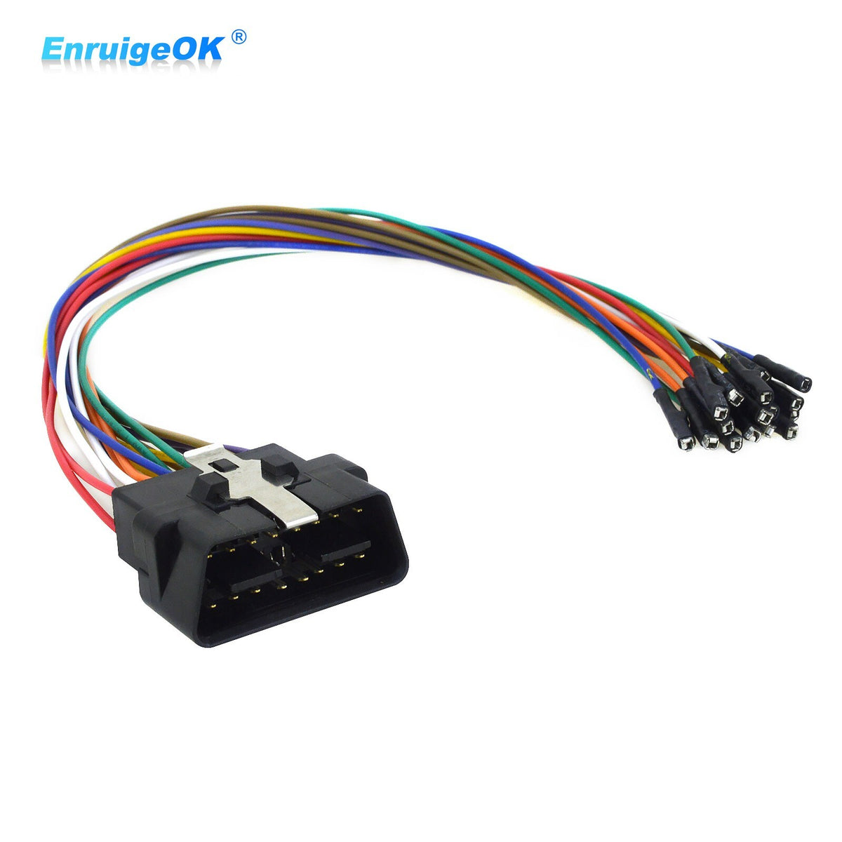 16Pin Car Stereo Radio ISO Wire Harness Extension Cable for Android Player 33cm0