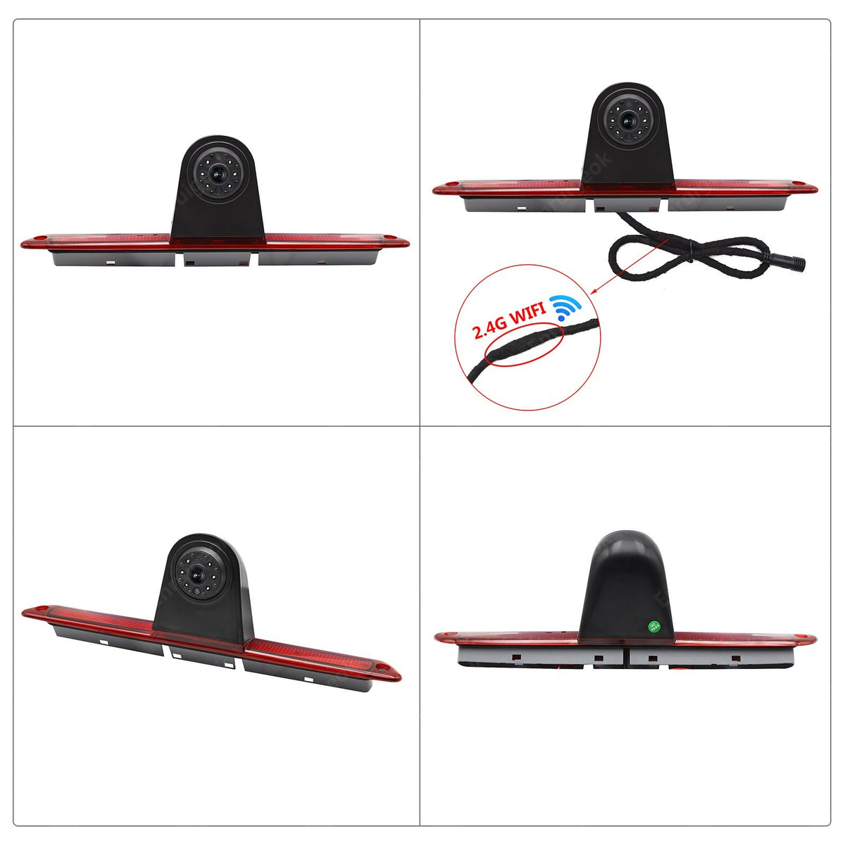 Wireless Brake Light Backup Camera & 7'' Monitor for Mercedes Benz Sprinter Van8