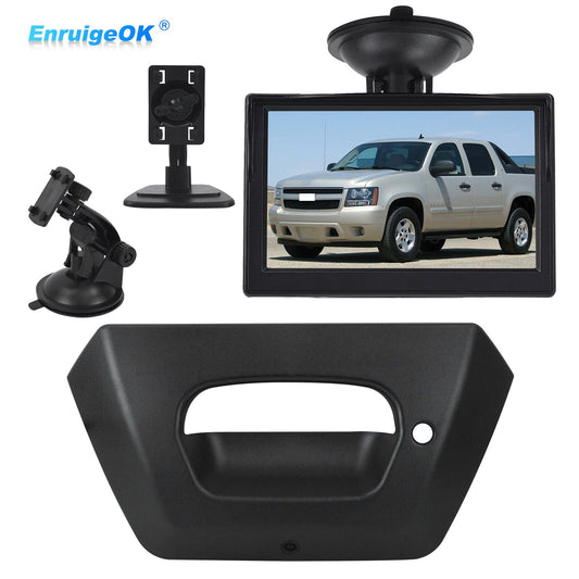 For Chevy Avalanche 1500 2500 2002-2006 Tailgate Handle Backup Camera Kit0