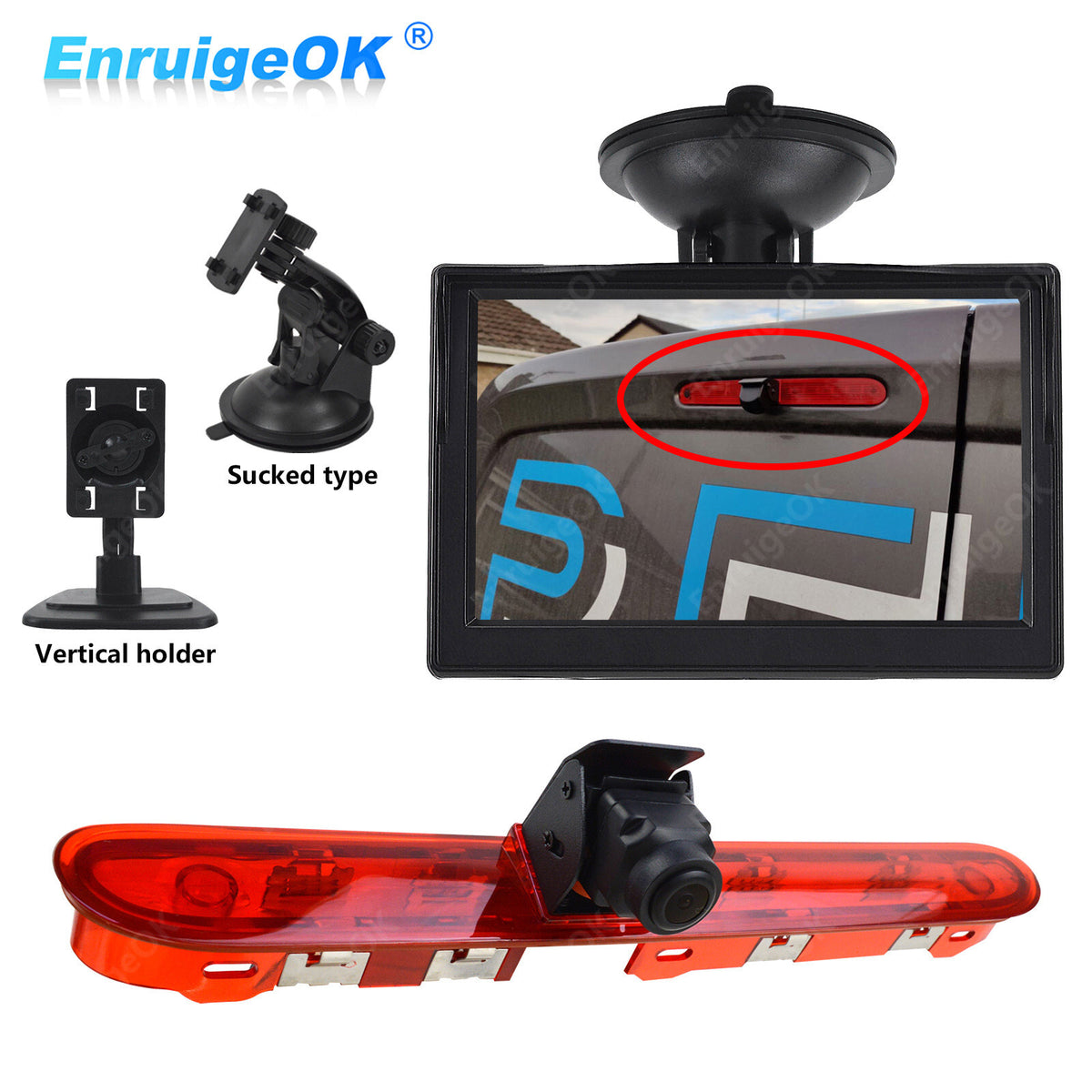 Rear Reverse Camera Kit for Peugeot Expert Citroen Dispatch Vauxhall Vivaro0