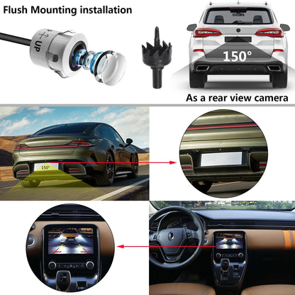 Universal Car Front/Side/Rear View Reverse Backup Night Vision Parking Camera HD6