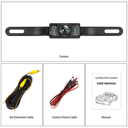 Car Rear View Camera Reverse Backup Camera Night Vision License Plate Waterproof12