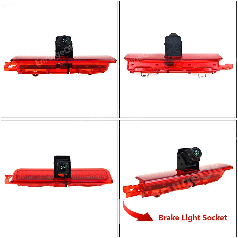 Reversing Camera for Volkswagen VW Caddy [MK3] (2003-2016) Rear Brake Light Fit12