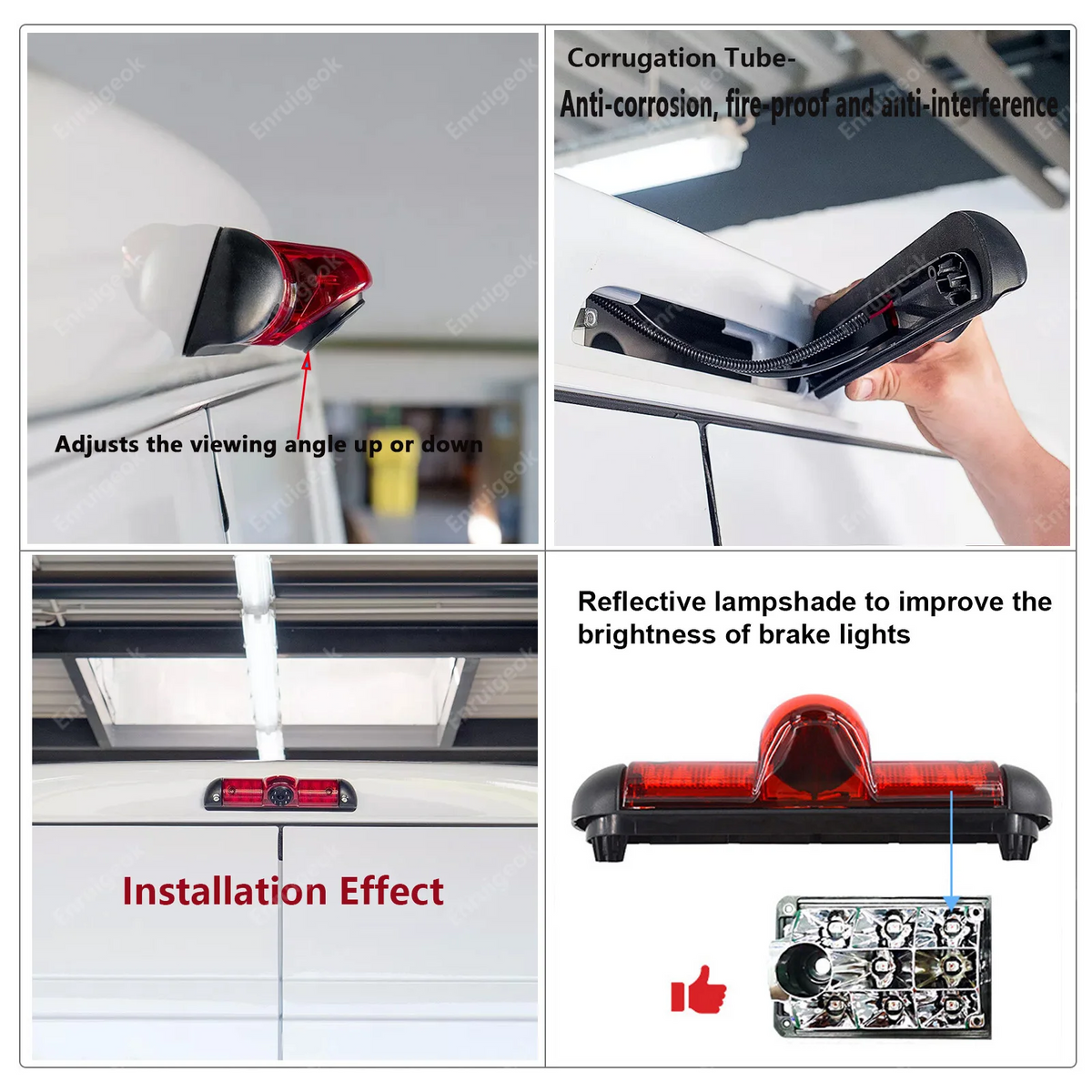 Rear Brake Light Reversing Camera for Fiat Ducato, Citroen Relay, Peugeot Boxer5