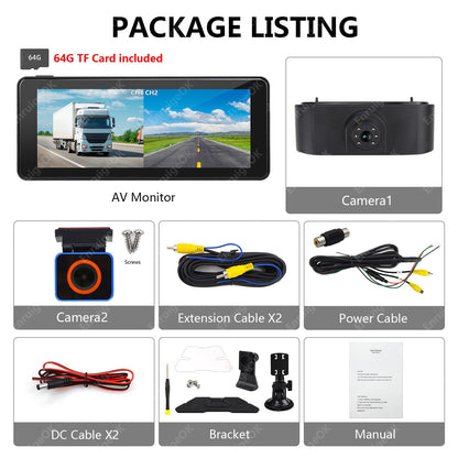 Brake Light Reverse Camera For Chevrolet City Express Nissan NV200&6.86" Monitor23