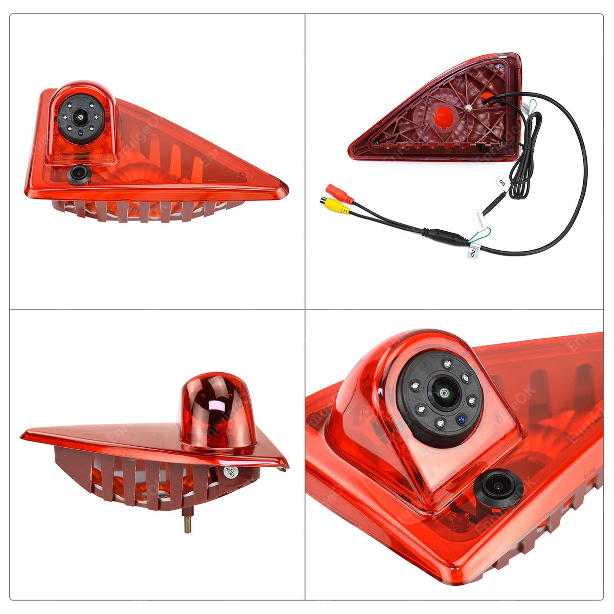 Reverse Camera For Renault Master MK3 Vauxhall Movano Brake Light Rear & Monitor6