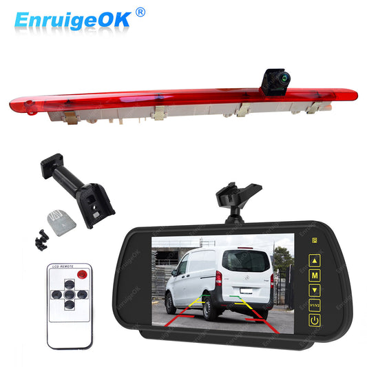 7" Monitor Rear Brake Light Reversing Camera for Mercedes Vito W447 Tailgate0
