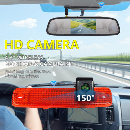 For Ford Transit [MK7](2006-2013) Wireless Rear Brake Light Reversing Camera Kit2