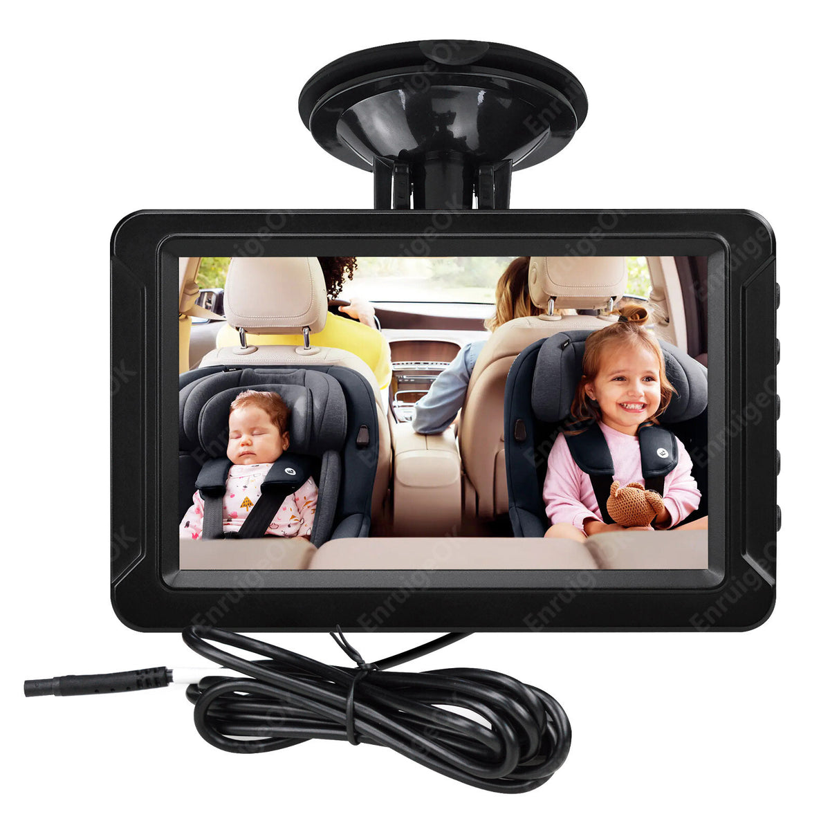 5'' 1080P Baby Car Camera Monitor for Rear Seat HD IR Night Vision11