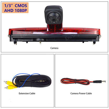 Third Brake Light Backup Rear View Camera for Ford Transit Connect (2014–2023)