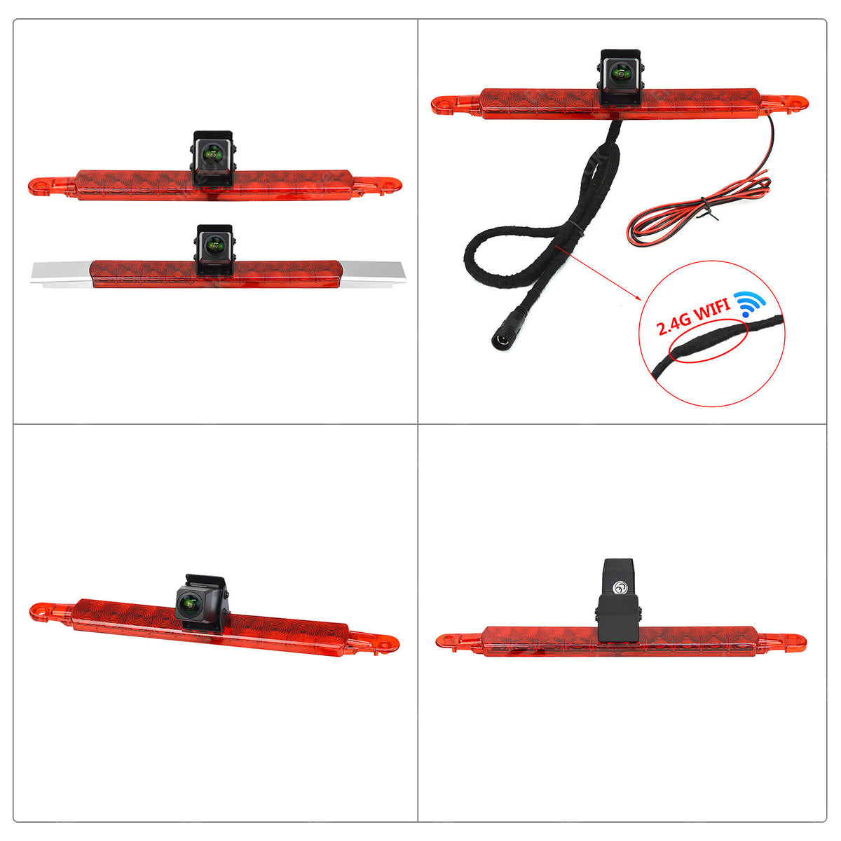 Wireless Universal Brake Light Reverse Camera Kit for Commercial Van11