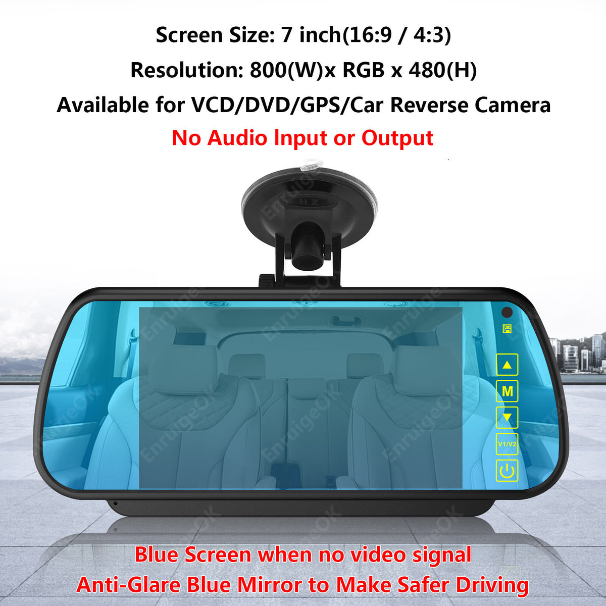 7" Monitor Dual Reversing Backup Camera Kit For Mercedes Sprinter/VW Crafter8