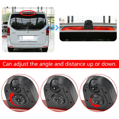Dual Lens 3rd Brake Light Backup Camera for Mercedes-Benz V-Class V260 V260L6