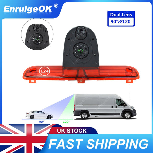 Dual Brake Light Reversing Camera For Citroen Relay Fiat Ducato Peugeot Boxer0