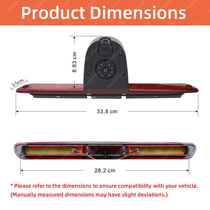 Dual Lens Brake Light Rear View Backup Camera for Mercedes Sprinter VW Crafter5
