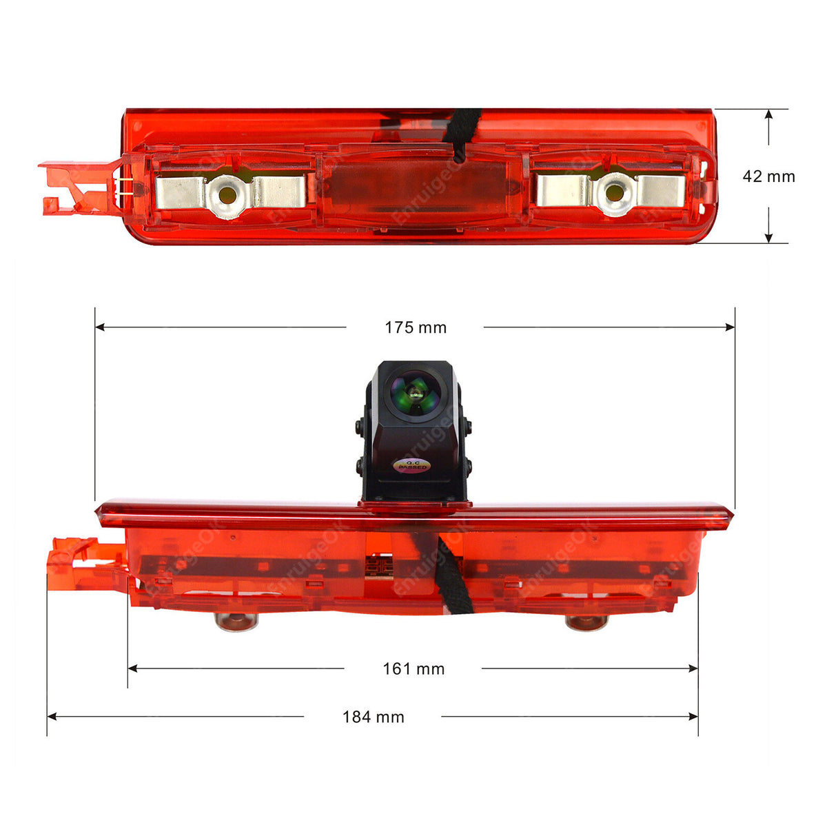 Wireless Rear Brake Light Reversing Camera Kit for VW Caddy MK3 2003-201610
