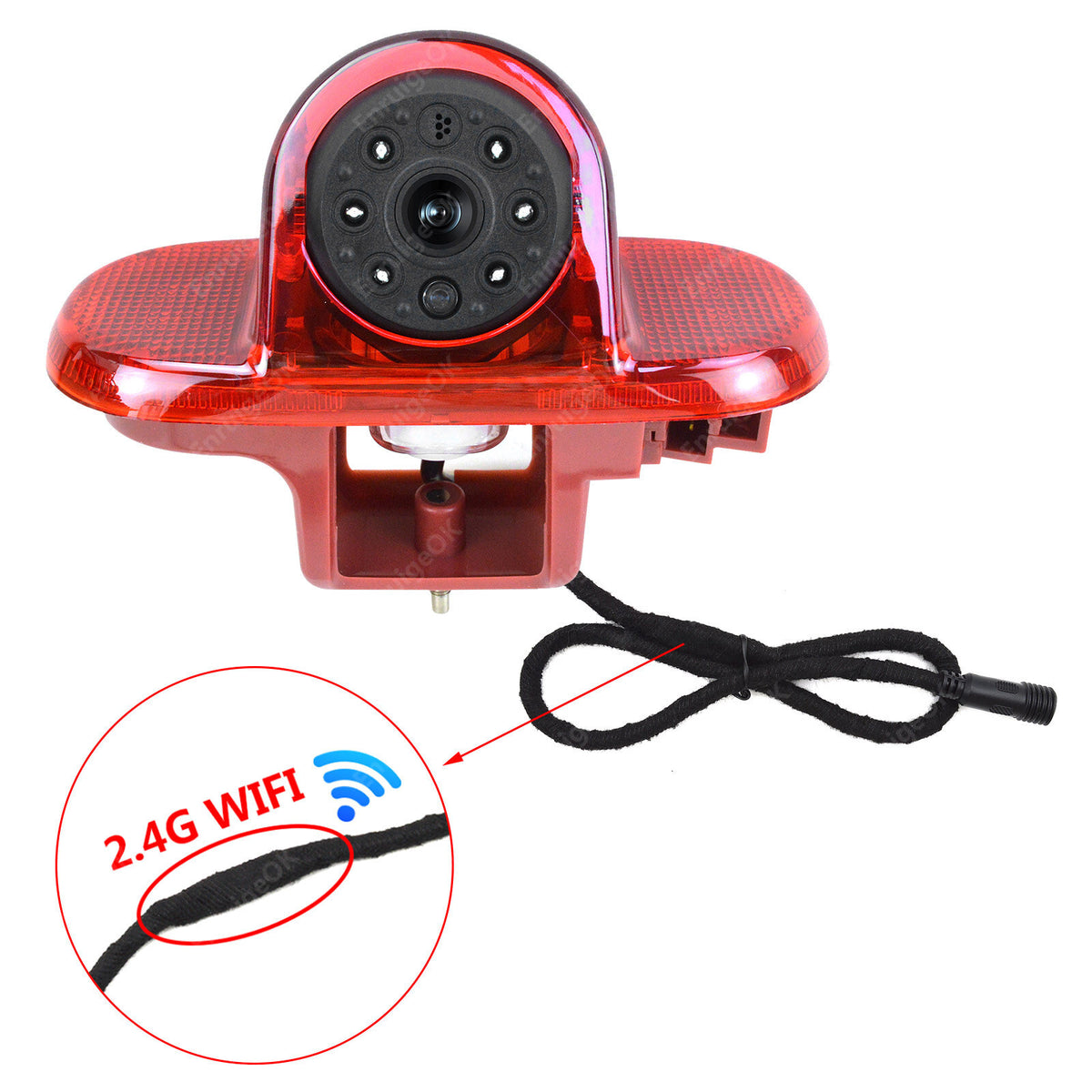 Wireless 5" Monitor & Rear Brake Light Camera For Vauxhall Vivaro Renault Trafic14