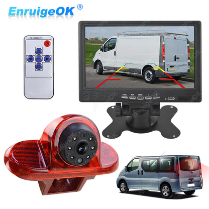 7" Monitor Brake Light Reversing Camera For Renault Trafic Vauxhall Opel Vivaro0