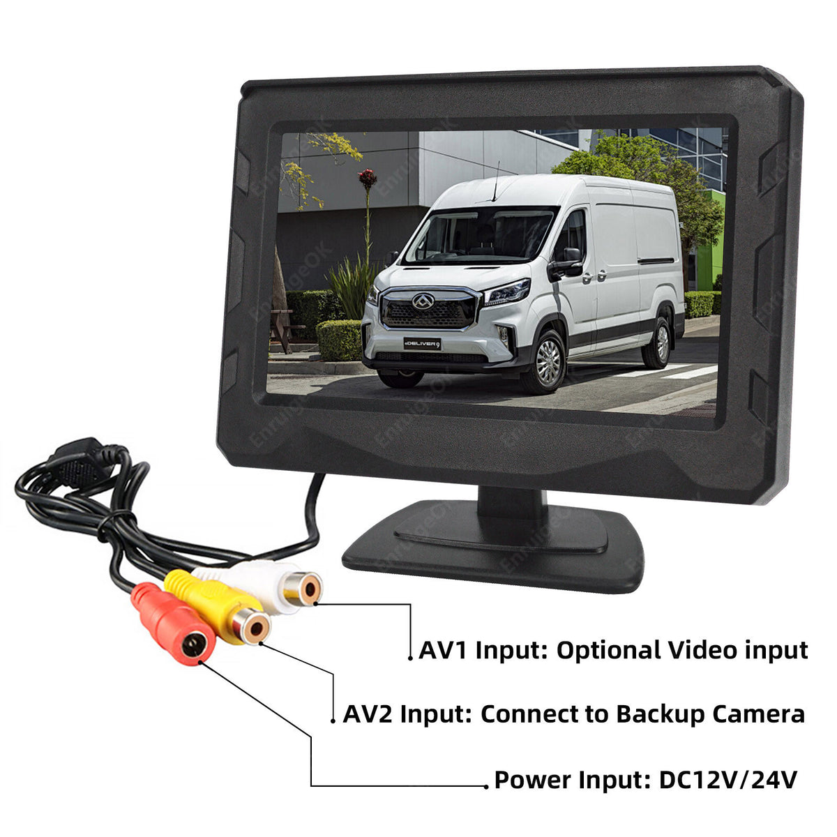 Reverse Camera For Mercedes Sprinter VW Crafter Brake Light Rear & 4.3" Monitor16