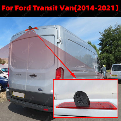 7" Monitor & Dual Lens Rear Brake Light Reverse Camera For Ford Transit 350 MK82