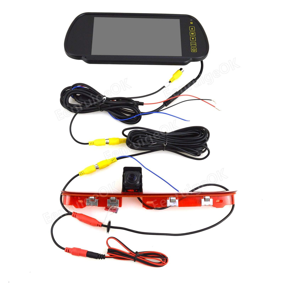 7" Monitor Rear Brake Light Reversing Camera for Peugeot Expert Toyota ProAce7