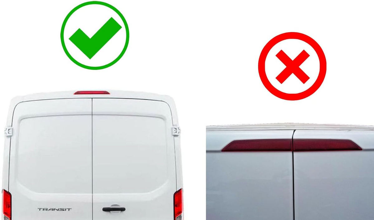 Rear Brake Light Reversing Camera for Ford Transit 350 MK8 & Dual Split Monitor3