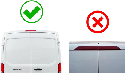 Rear Brake Light Reversing Camera for Ford Transit 350 MK8 & Dual Split Monitor3