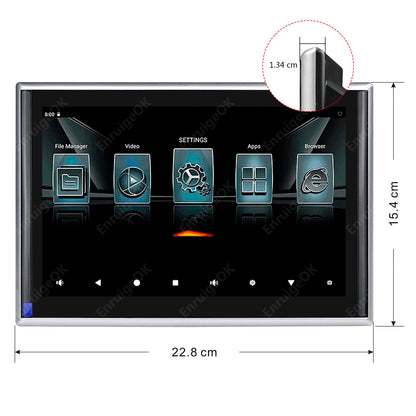 9'' Touch Screen Car Headrest Monitor Rear Seat Entertainment 1080P Media Player8