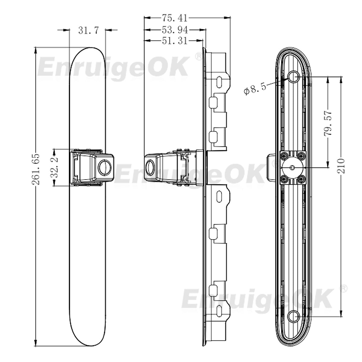 Car Brake Light Reversing Camera for Peugeot Expert Citroen Jumpy Toyota ProAce3