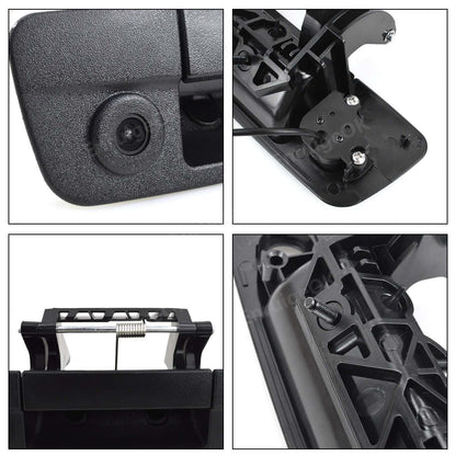 Tailgate Handle Backup Camera For 2009-2017 Dodge Ram 1500 2500 3500&Monitor Kit5