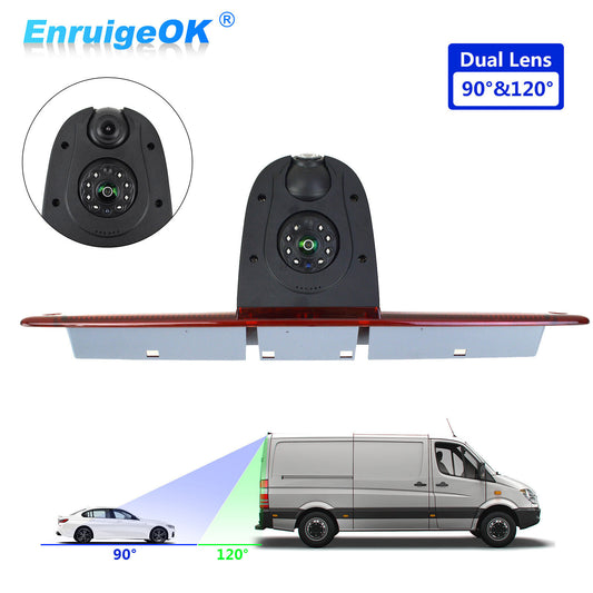 Dual Rear Brake Light Reversing Camera For Mercedes-Benz Sprinter VW Crafter0