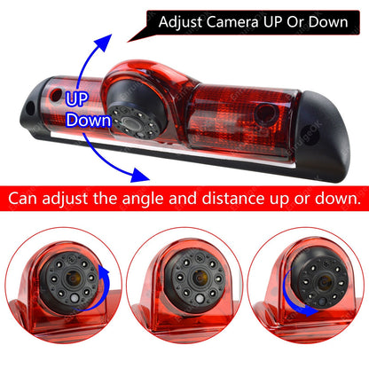 7" Monitor & Rear Brake Light Reversing Camera Kit For Fiat Ducato Citroen Relay6